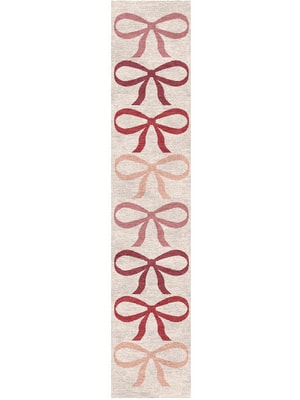 Bowled Runner Hand Knotted Tibetan Wool custom handmade rug