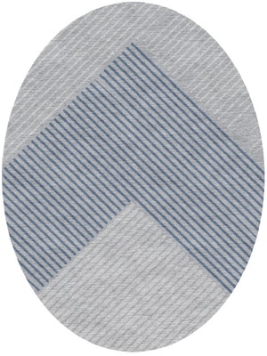 Brontide Oval Hand Knotted Tibetan Wool custom handmade rug