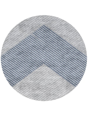 Brontide Round Hand Knotted Bamboo Silk custom handmade rug