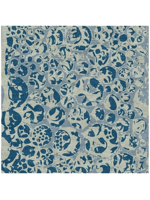 Bubbles Square Hand Knotted Tibetan Wool custom handmade rug