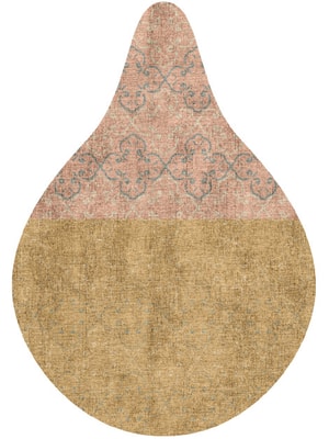 Calida Drop Hand Knotted Bamboo Silk custom handmade rug