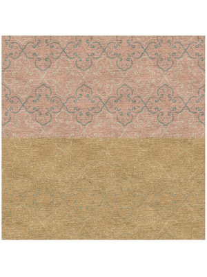Calida Square Hand Knotted Tibetan Wool custom handmade rug