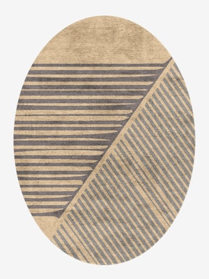 Cant Oval Hand Knotted Bamboo Silk custom handmade rug