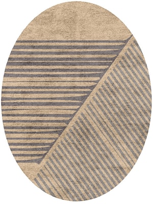 Cant Oval Hand Tufted Bamboo Silk custom handmade rug