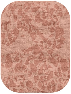 Carnelian Oblong Hand Knotted Bamboo Silk custom handmade rug