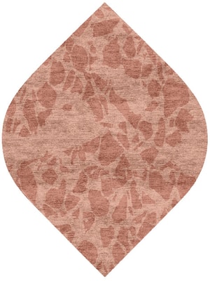 Carnelian Ogee Hand Knotted Bamboo Silk custom handmade rug