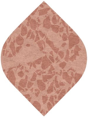 Carnelian Ogee Hand Knotted Tibetan Wool custom handmade rug