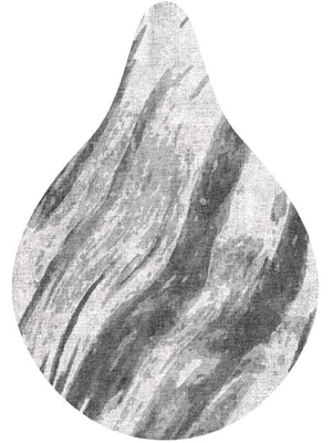 Cascade Drop Hand Knotted Bamboo Silk custom handmade rug