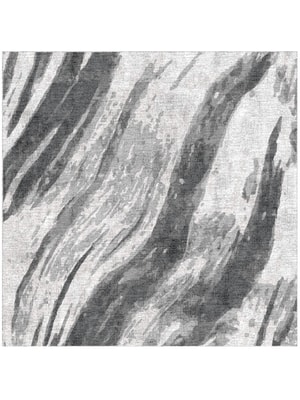 Cascade Square Hand Knotted Bamboo Silk custom handmade rug