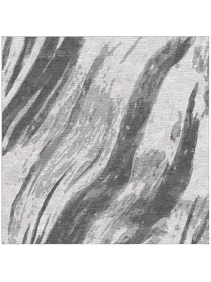 Cascade Square Hand Knotted Tibetan Wool custom handmade rug