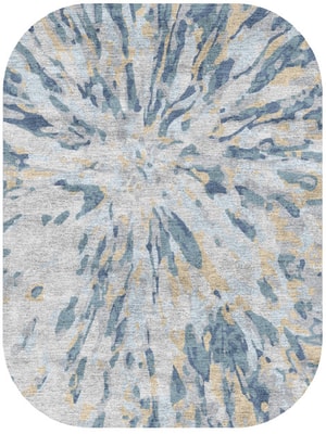 Centrum Oblong Hand Knotted Bamboo Silk custom handmade rug