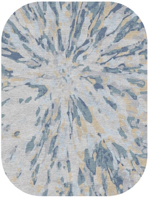 Centrum Oblong Hand Knotted Tibetan Wool custom handmade rug