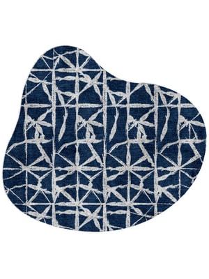 Chalk Splash Hand Knotted Bamboo Silk custom handmade rug