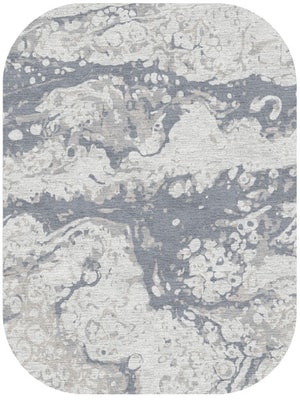 Chaos Oblong Hand Knotted Tibetan Wool custom handmade rug