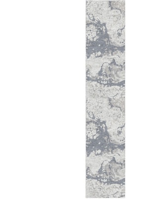 Chaos Runner Hand Knotted Tibetan Wool custom handmade rug