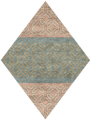 Chastity Diamond Hand Knotted Bamboo Silk custom handmade rug