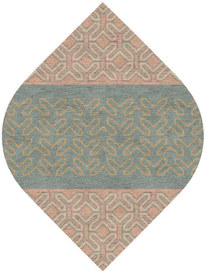 Chastity Ogee Hand Knotted Tibetan Wool custom handmade rug