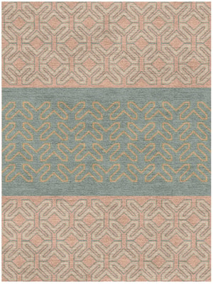 Chastity Rectangle Hand Knotted Tibetan Wool custom handmade rug
