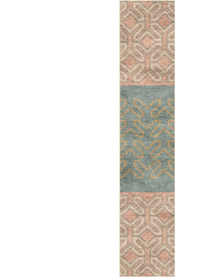Chastity Runner Hand Knotted Bamboo Silk custom handmade rug