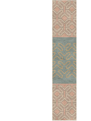 Chastity Runner Hand Knotted Tibetan Wool custom handmade rug