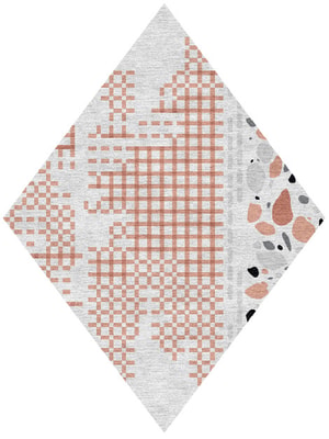 Checkpoint Diamond Hand Knotted Tibetan Wool custom handmade rug