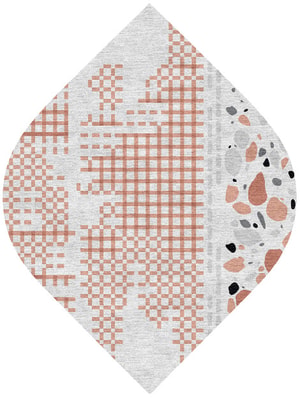 Checkpoint Ogee Hand Knotted Tibetan Wool custom handmade rug