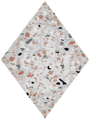Citrine Diamond Hand Knotted Tibetan Wool custom handmade rug