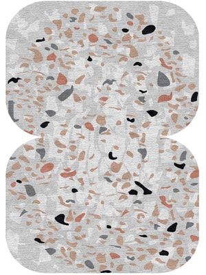 Citrine Eight Hand Knotted Tibetan Wool custom handmade rug