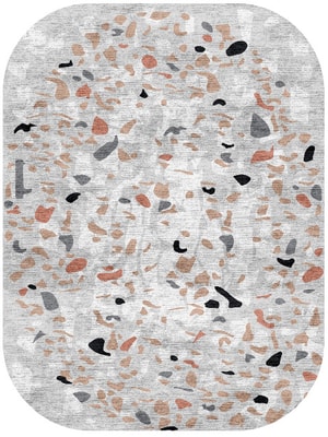 Citrine Oblong Hand Knotted Bamboo Silk custom handmade rug