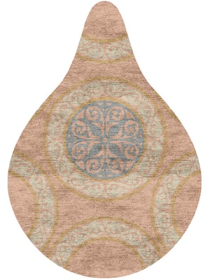 Clique Drop Hand Knotted Bamboo Silk custom handmade rug
