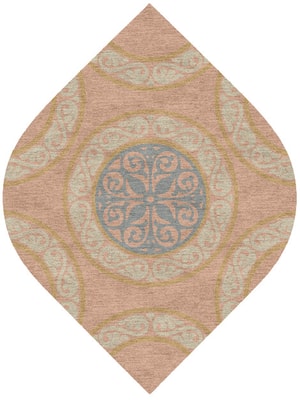 Clique Ogee Hand Knotted Tibetan Wool custom handmade rug