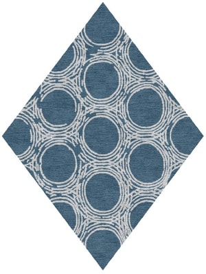 Coil Diamond Hand Knotted Tibetan Wool custom handmade rug