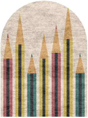 Colead Arch Hand Knotted Bamboo Silk custom handmade rug