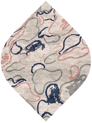 Colorida Ogee Hand Knotted Bamboo Silk custom handmade rug