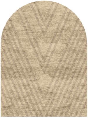Comethru Arch Hand Knotted Bamboo Silk custom handmade rug