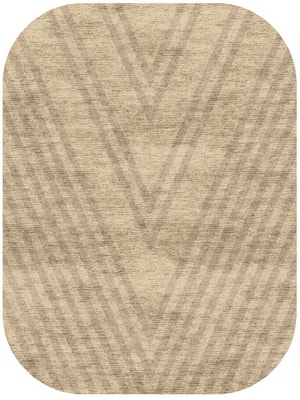 Comethru Oblong Hand Knotted Bamboo Silk custom handmade rug