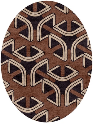 Concord Oval Hand Tufted Bamboo Silk custom handmade rug