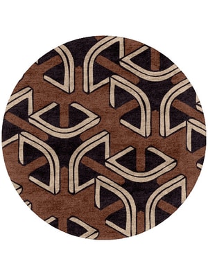 Concord Round Hand Tufted Bamboo Silk custom handmade rug