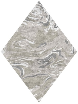 Contours Diamond Hand Knotted Bamboo Silk custom handmade rug