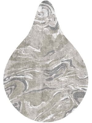 Contours Drop Hand Knotted Bamboo Silk custom handmade rug