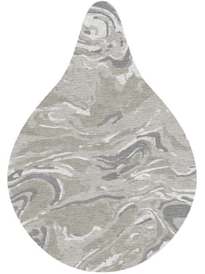 Contours Drop Hand Knotted Tibetan Wool custom handmade rug