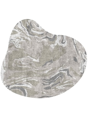 Contours Splash Hand Knotted Bamboo Silk custom handmade rug