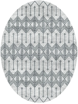 Cord Oval Hand Knotted Bamboo Silk custom handmade rug