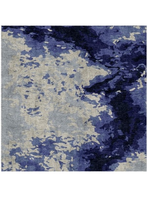Crest Square Hand Knotted Bamboo Silk custom handmade rug