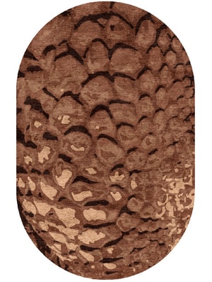 Croc Hide Capsule Hand Knotted Bamboo Silk custom handmade rug