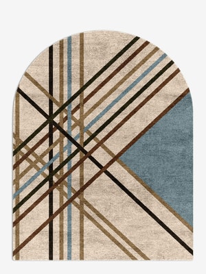 Crosswind Arch Hand Knotted Bamboo Silk custom handmade rug