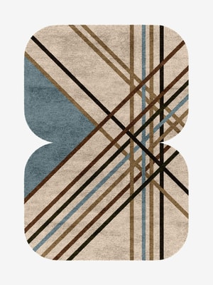 Crosswind Eight Hand Knotted Bamboo Silk custom handmade rug