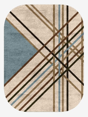 Crosswind Oblong Hand Knotted Bamboo Silk custom handmade rug