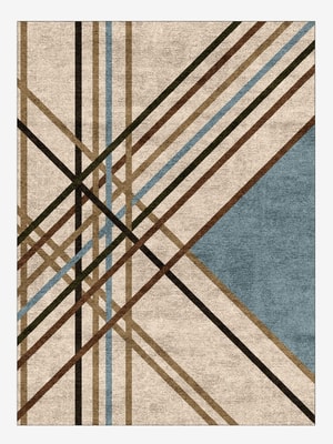 Crosswind Rectangle Hand Knotted Bamboo Silk custom handmade rug