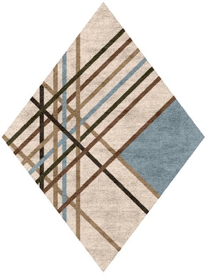 Crosswind Diamond Hand Tufted Bamboo Silk custom handmade rug